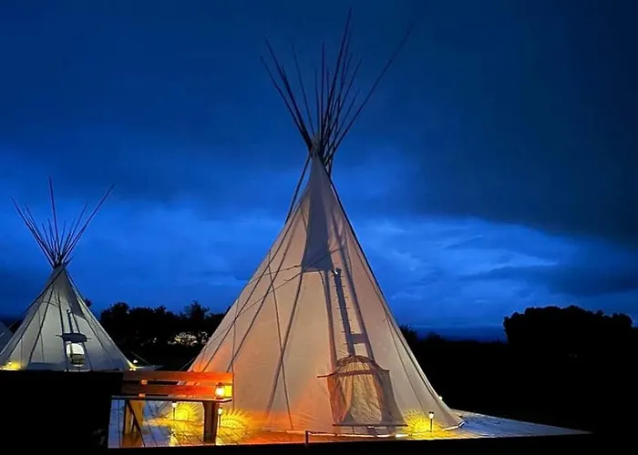 Rustic Elegance: Tipi Glamping By Wind River Mountains In Washakie * Fort Washakie